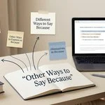 other ways to say because