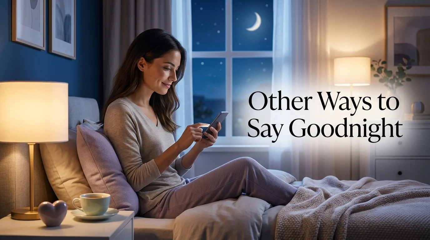 other ways to say goodnight