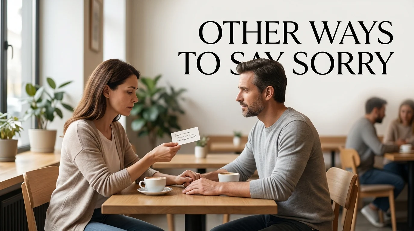 other ways to say sorry
