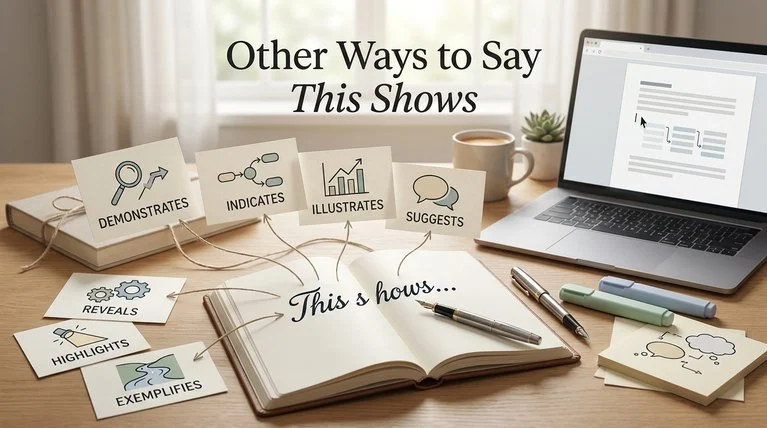 other ways to say this shows