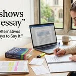 other ways to say this shows in an essay