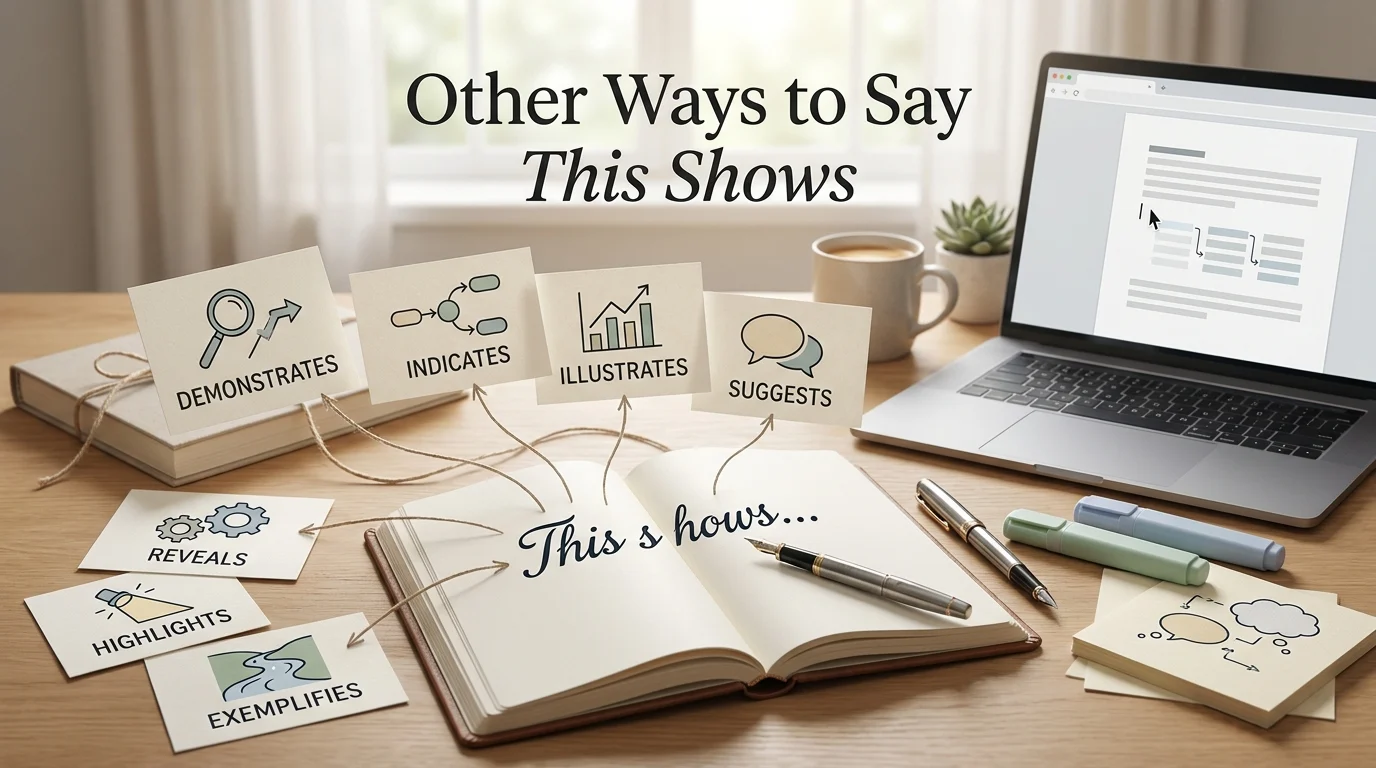 other ways to say this shows